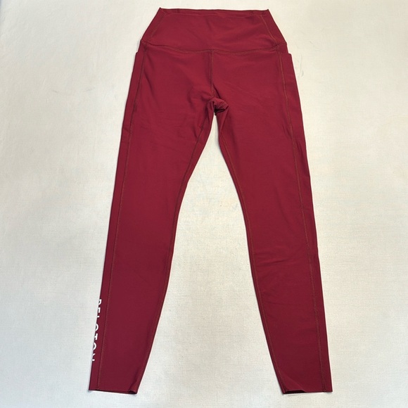 PELOTON Cadent High Rise Pocket Legging Burgundy - Picture 2 of 5